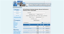 Desktop Screenshot of ohiofestivalsguide.com