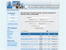 Tablet Screenshot of ohiofestivalsguide.com